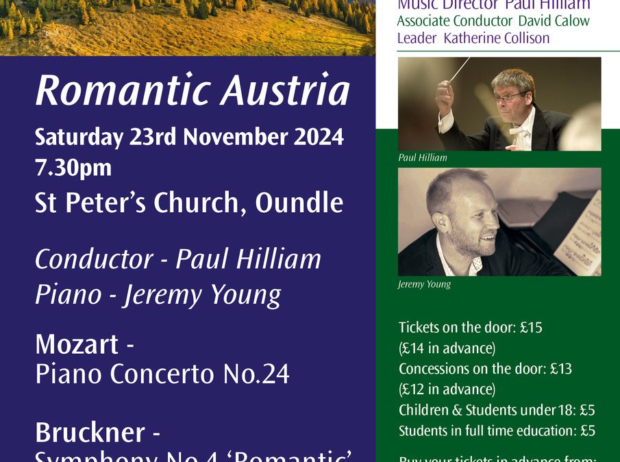 Rutland Sinfonia – Romantic Austria